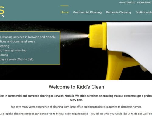 Kidd’s Clean Website Redesign and Relaunch